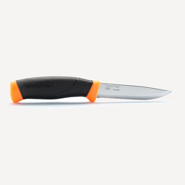 Нож Moraknive Companion F Serrated (S) (оранжевый / черный; нержавеющая сталь)
